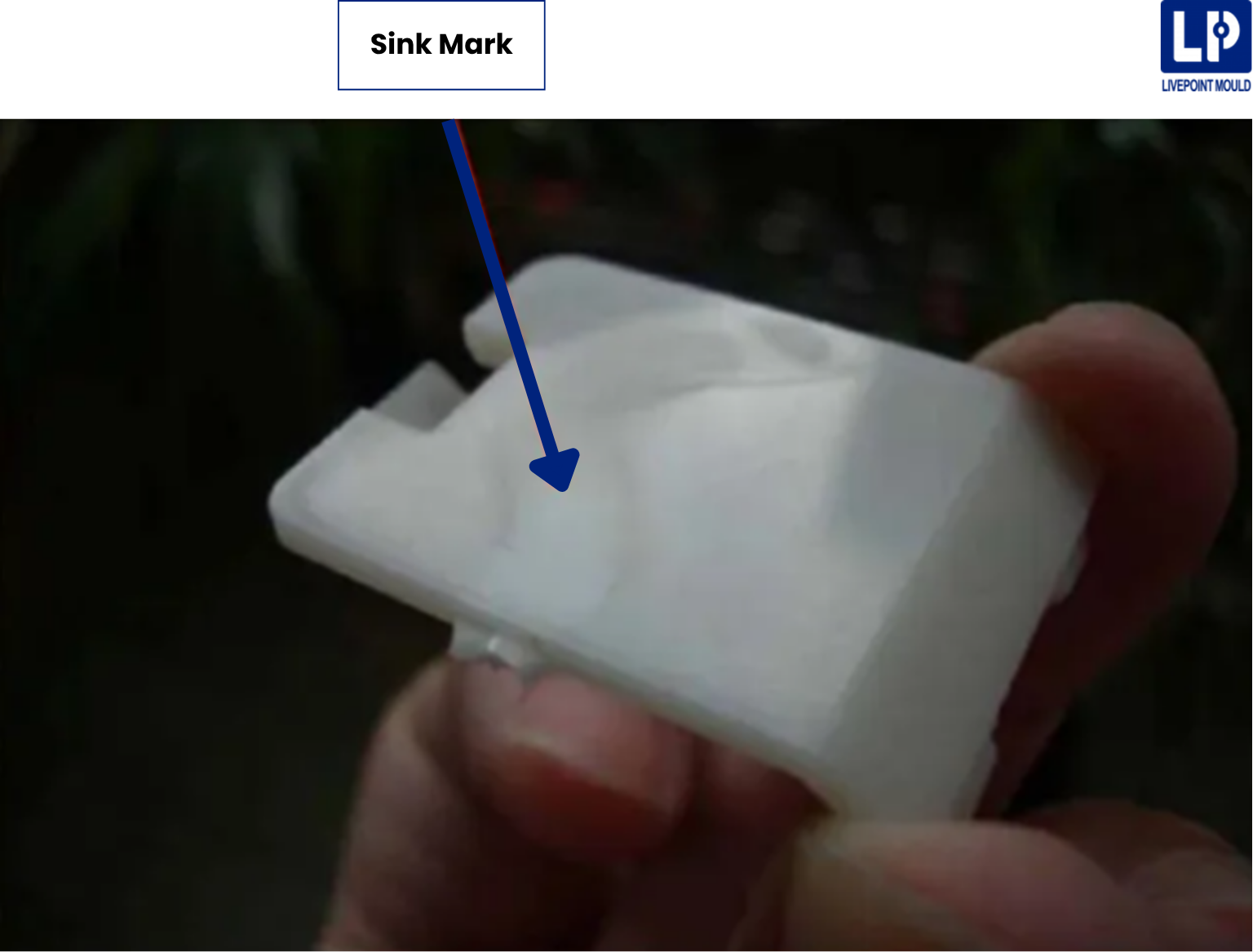 Sink mark defect